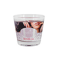 Свеча ароматизированная в стакане Sensual 80*90 Candlesense Decor 160 г UT, код: 8345010