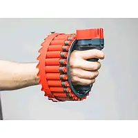 Бластер пулемет- пистолет на руку с мягкими пулями автоматический
