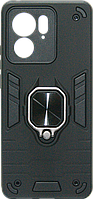 Накладка Motorola Edge 40 Чорний Magnetic Armor Ring Honor