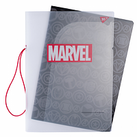 Тетрадь А4 48 Кл. Пластиковая папке с рисунком Marvel Black, 764425