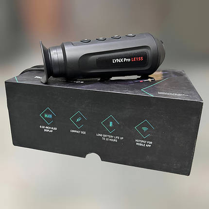 Тепловізор HikMicro Lynx LE15S, 15 мм, Wi-Fi, стадіометричний далекомір, відеозапис (HM-TS02-15S1G/W-LE15S), фото 1