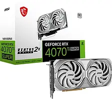 Відеокарта MSI GeForce RTX 4070 Ti SUPER 16G VENTUS 2X WHITE OC