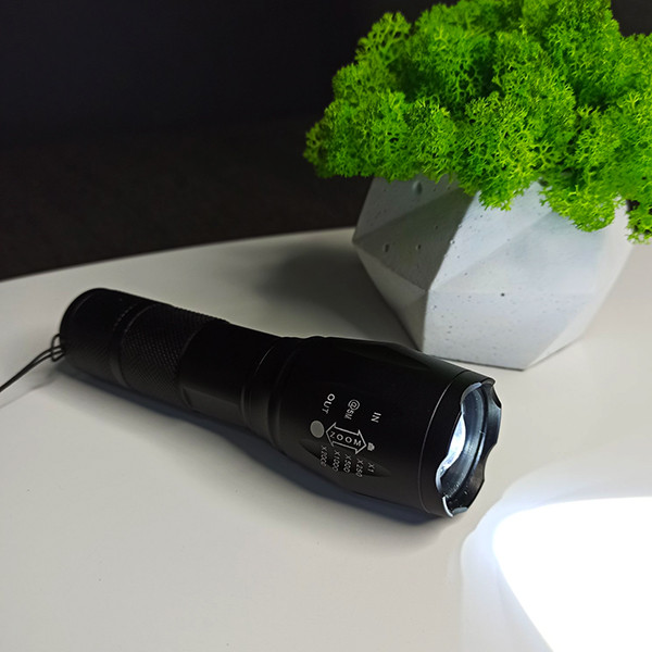 💚Ліхтарик ручний акумуляторний водонепроникний 13см, фото 1