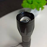 💚Ліхтарик ручний акумуляторний водонепроникний 13см, фото 3