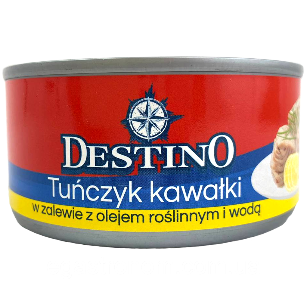 Тунець в олії ж/б Дестіно Destino 120/170g 48шт/ящ (Код: 00-00004275)