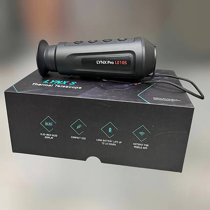 Тепловізор HikMicro Lynx LE10S, 10 мм, Wi-Fi, стадіометричний далекомір, відеозапис (HM-TS02-15S1G/W-LE10S), фото 1