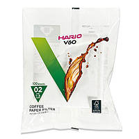 Фільтри Hario V60 02 100 шт, Білий, 02, 100