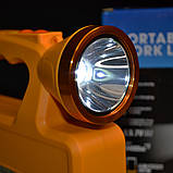 🧡Ліхтар ручний акумуляторний на сонячній батареї 2000mAh, фото 2