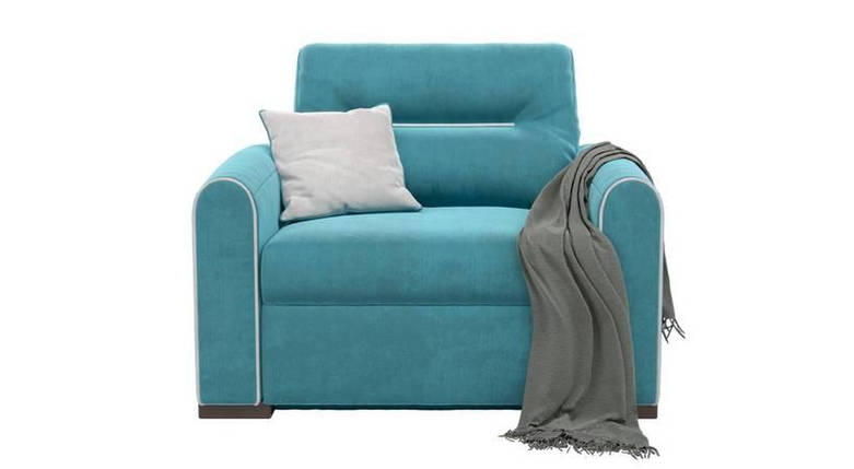 Крісло-ліжко Andro Ismart Teal 113х105 см Бірюзовий 113UT, фото 1