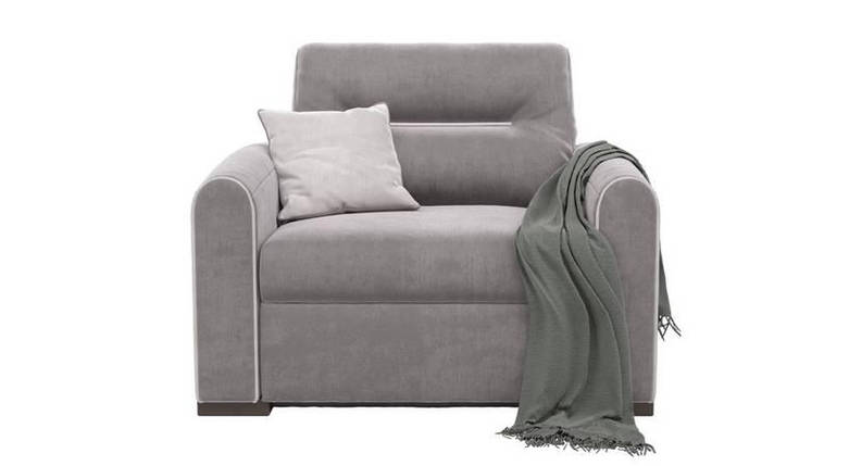 Крісло-ліжко Andro Ismart Cool Grey 113х105 см Сірий 113UCG, фото 1