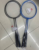 Бадмiнтон 65см, 2 ракетки+ волан у сетке 62*21см (50шт)