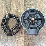 Ополіскувач для склянок чашок кухоль келихів ринзер колір сірий, фото 4