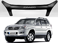 Дефлектор капота на Toyota Land Cruiser Pradо 120 2002-2009.