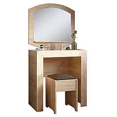 Туалетний столик Еверест Ліберті + Пуф дуб крафт золотий (DTM-2631)