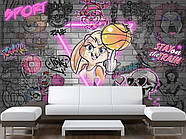 Самоклеюча плівка Oracal з малюнком "Барвисте графіті" для декорування будинку, фото 3