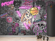 Самоклеюча плівка Oracal з малюнком "Барвисте графіті" для декорування будинку, фото 4