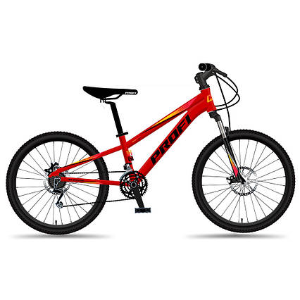 Велосипед гірський двоколісний на алюмінієвій рамі 11" Profi MTB2401 24 дюймів