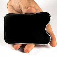 Професійний масажний скребок (ІММТ) Гуа Ша (блейд) "Пасочка"  для масажу нержавіюча медична сталь