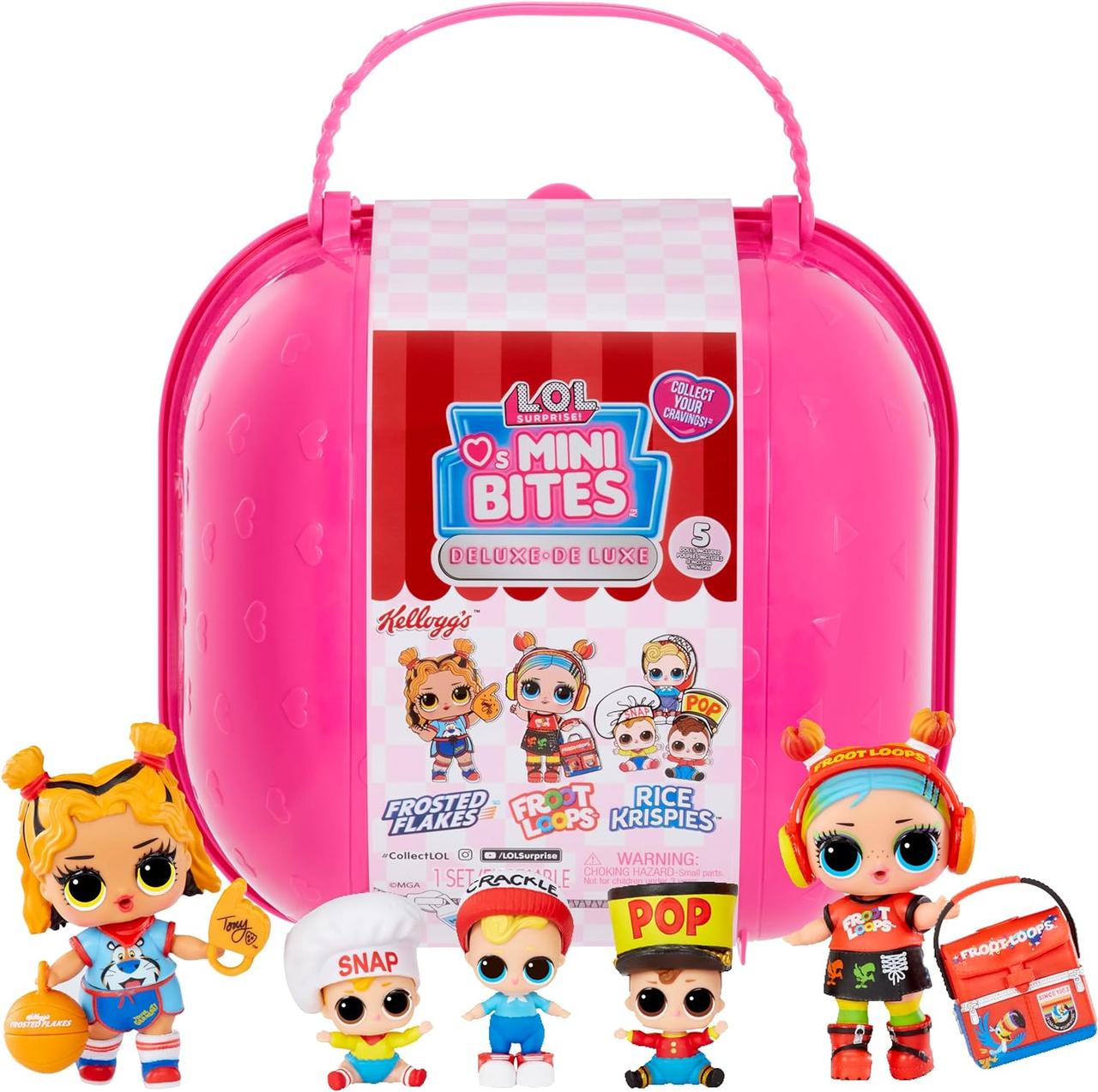Набор Лол ОМГ Чемодан LOL OMG Loves Mini Sweets Deluxe Kellogg's 593119