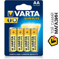 Батарейка Varta Superlife Migno AA BLI 4 Zinc-Carbon (02006101414)