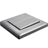 Вимикач двухкл. серія "GRAND" ТМ "MARSHEL", фото 3