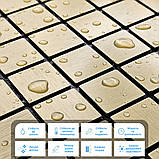 Самоклеюча алюмінієва плитка 300х300х3мм Зелене золото мозаїка SW-00001168, фото 4