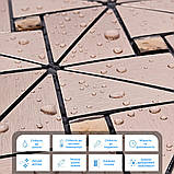 Самоклеюча алюмінієва плитка 300х300х3мм Мідна зі стразами SW-00001416 (D), фото 4