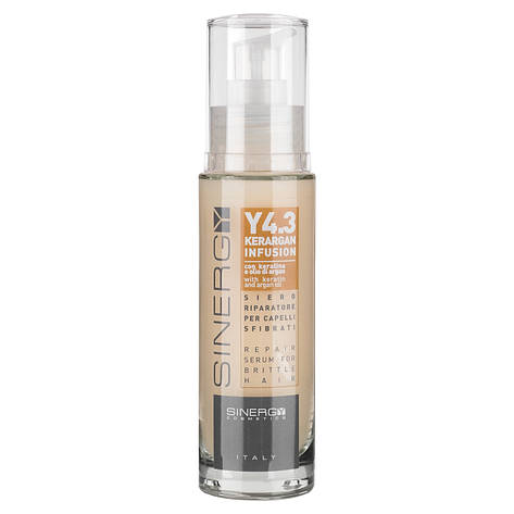 Сироватка для реконструкції пошкодженого волосся з кератином Sinergy Y4.3 Repair Serum, 50 мл (8033745721338), фото 1