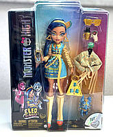 Лялька Монстер Хай Клео Де Ніл з аксесуарами та вихованцем Monster High Cleo De Nile