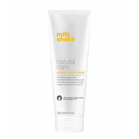 Поживна маска для волосся на основі йогурту Milk Shake Natural Care Active Yogurt Mask 250 мл 8032274012917, фото 1