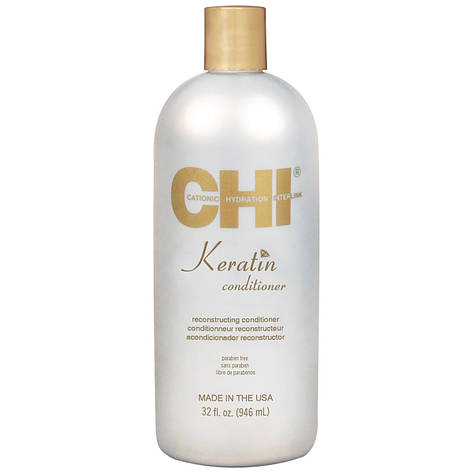 Відновлювальний кератиновий кондиціонер для волосся CHI Keratin Conditioner, 946 мл (633911731796), фото 1