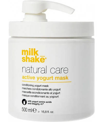 Маска живильна для волосся на основі йогурту Milk Shake Natural Care Active Yogurt Mask 500 мл 8032274012924, фото 1