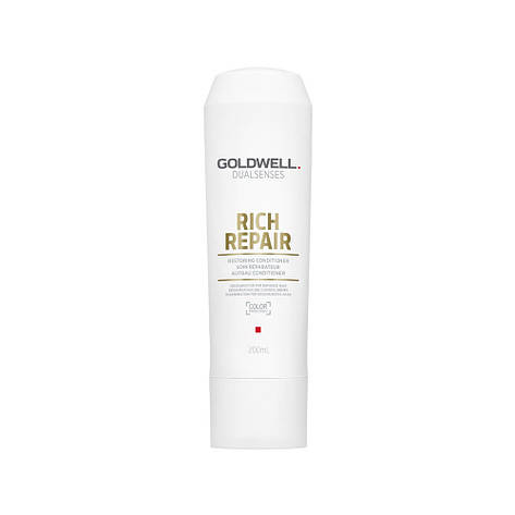 Бальзам відновлювальний для сухого та пошкодженого волосся Goldwell DSN Rich Repair, 200 мл (4021609061380), фото 1