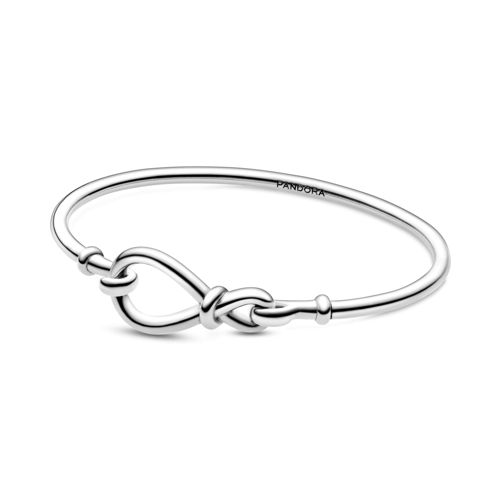 Срібний браслет для намистин Пандора -бангл "Символ нескінченності" 598893C00
