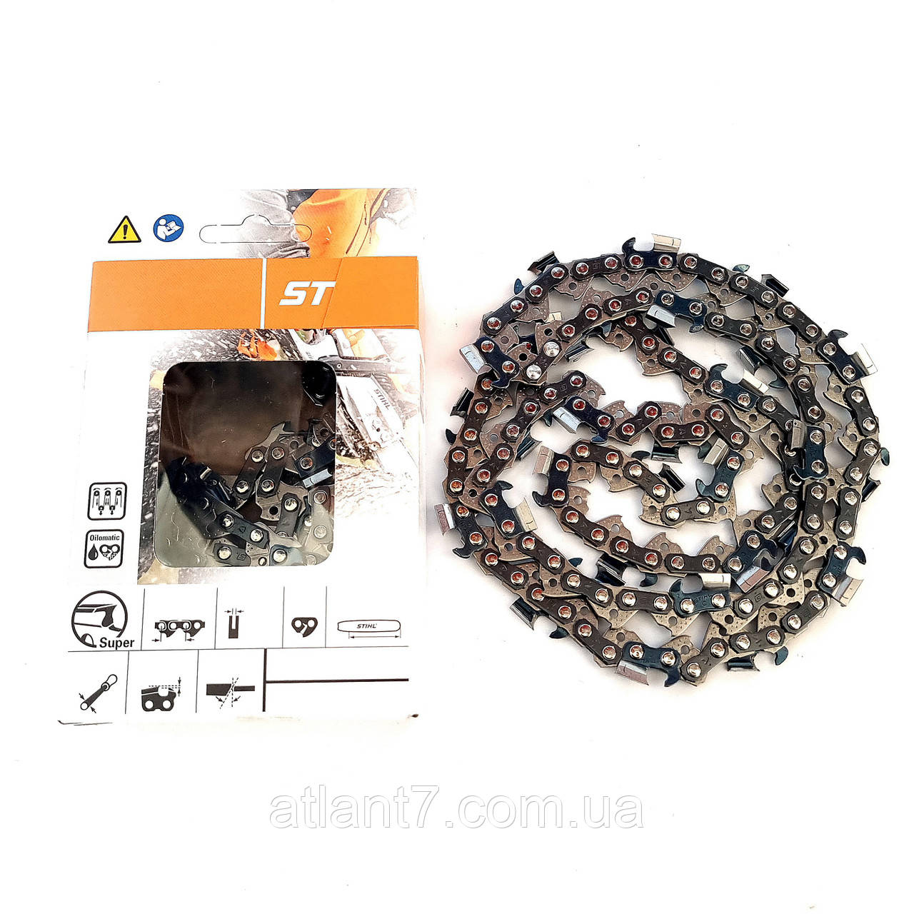 Ланцюг 72 ланки супер ШТ 0.325 крок для твердих порід, фото 1