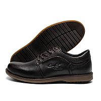 Чоловічі коричневі шкіряні туфлі Kristan, чоловічі класичні туфлі, чоловічі туфлі з натуральної шкіри