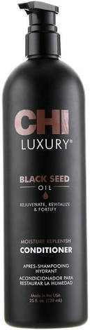 Кондиціонер для волосся з олією чорного кмину CHI Luxury Black Seed Oil Moisture Replenish, 355 мл (633911788424), фото 1