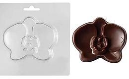 Пластикова форма для шоколаду. Орхідея