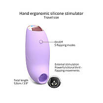 Вакуумний кліторальний стимулятор Love To Love BELIEVER — VIVA MAUVE, фото 2
