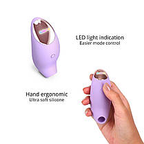 Вакуумний кліторальний стимулятор Love To Love BELIEVER — VIVA MAUVE, фото 3