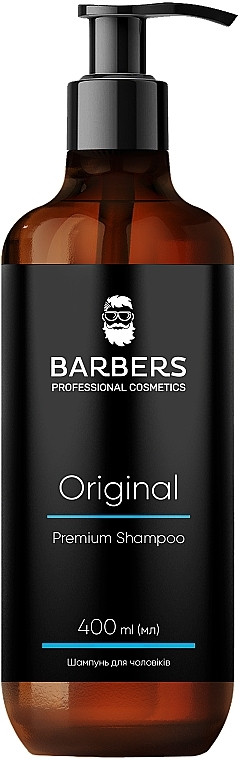 Шампунь для чоловіків для щоденного застосування Barbers Original, 400 мл (4823109403109)