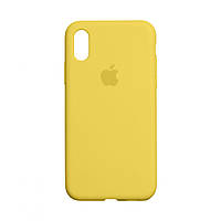 Чехол Original Full Size для Apple iPhone Xs Max Canary yellow SC, код: 7445564