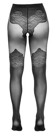 Еротичні колготки з вирізом Cottelli Collection Crotchless Tights від Orion, фото 3