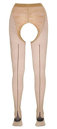 Еротичні колготки з вирізом Cottelli Collection Crotchless Tights від Orion, фото 3