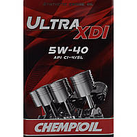 Масло ДВС 5W-40 Ultra XDI CI-4/SL, ACEA B4/A3, VW 502.00/505.00, 4л, синт.(metal) Chempioil