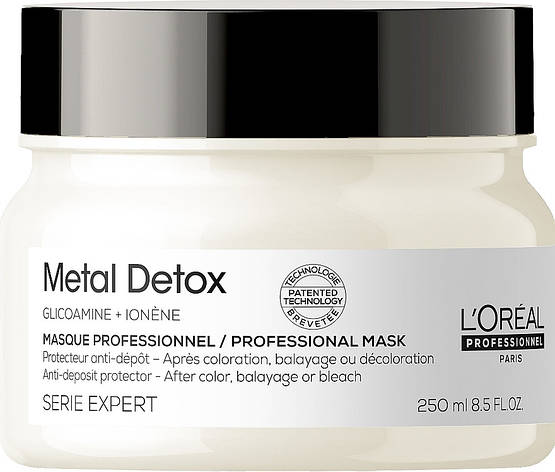 Маска для запобігання металевих накопичень у волоссі L'oreal Professionnel Serie Expert Metal Detox Mask, 250 мл (30160606), фото 1