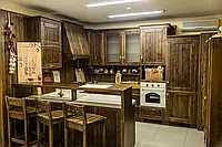 Розпродаж виставкових зразків! Кухня з натурального дерева масиву в стилі кантрі "Меренге"