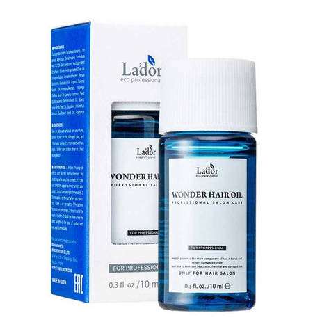 Зволожувальна олія для волосся La'dor Wonder Hair Oil, 10 мл (8809500816690), фото 1