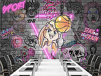 Самоклеющиеся плёнка Oracal с рисунком "Красочное граффити" для декорирования дома 230*153 см