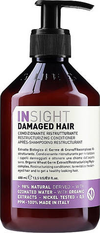 Відновлювальний кондиціонер Insight Damaged Hair Restructurizing Conditioner, 400 мл (8029352353611), фото 1